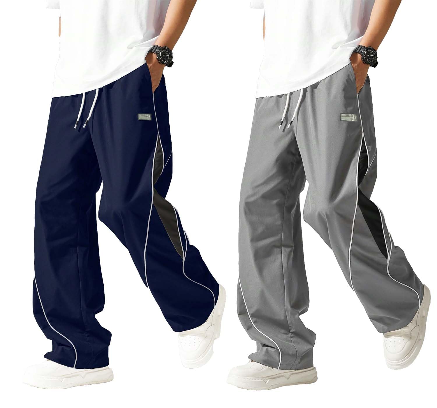 SnatchStyle men's Lymio track pant with stylish design, loose fit, and comfortable fabric, suitable for athletic and casual wear.