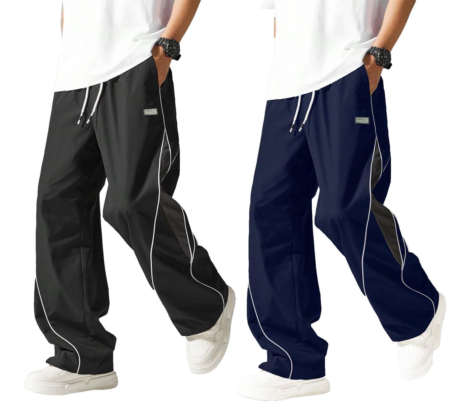 SnatchStyle Lymio men's track pant featuring a stylish design, loose fit, and casual athletic look, shown in a pack of track pants.