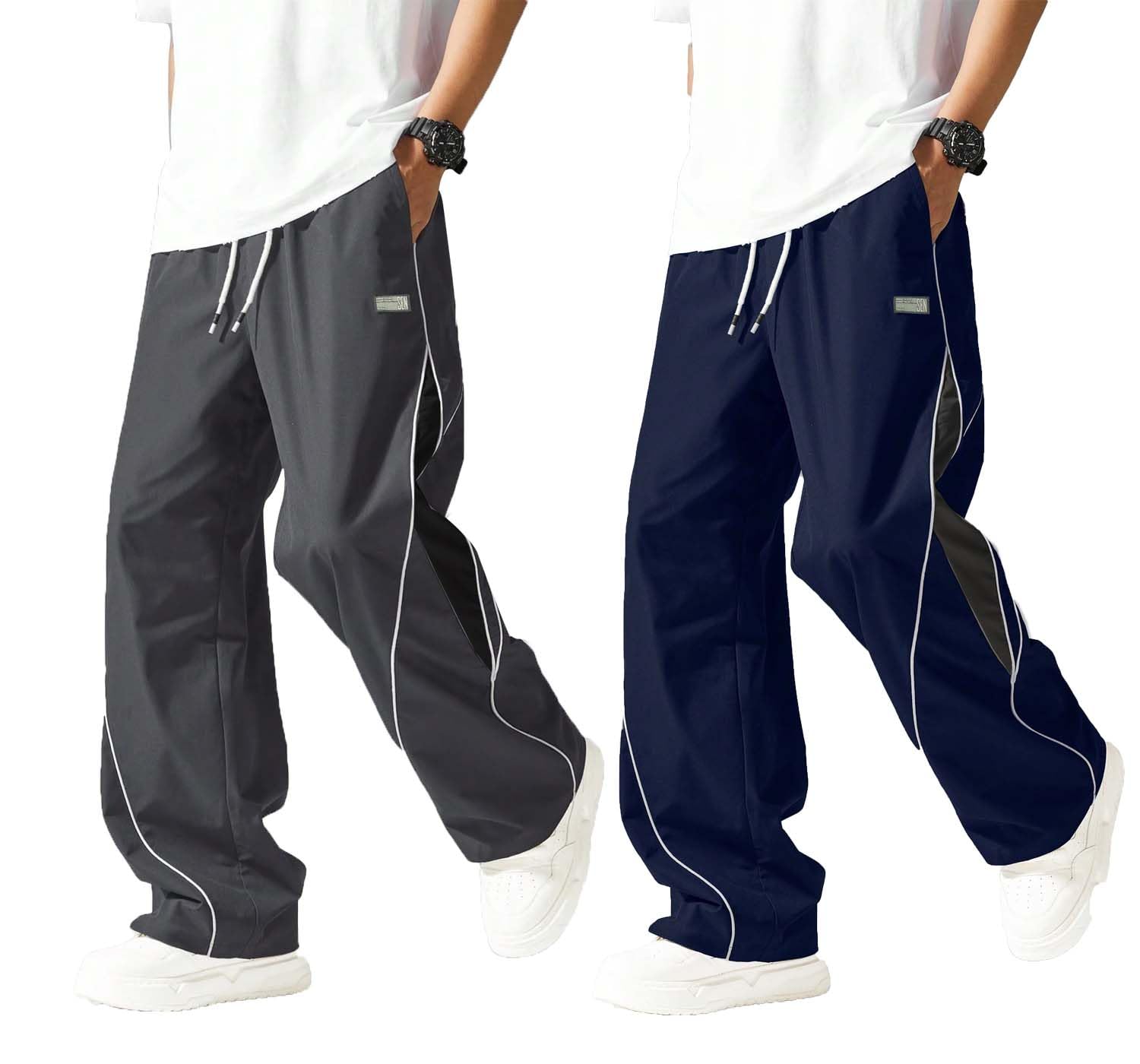 SnatchStyle Lymio men's track pant with stylish design, loose fit, and comfortable fabric, shown in a relaxed fit on model.