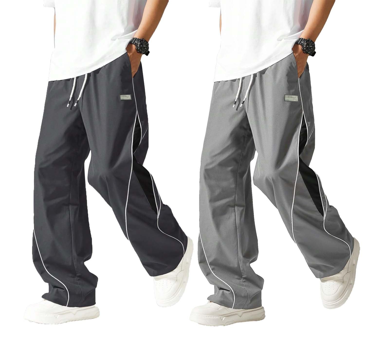 Men's SnatchStyle Lymio Track Pant with stylish design, loose fit, and comfortable fabric, shown in a relaxed fit style.